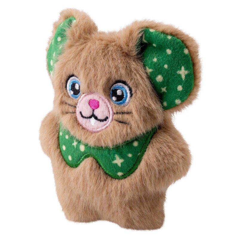 KONG Holiday Cat Snuzzles Mouse Plush Catnip Cat Toy, Assorted Colors