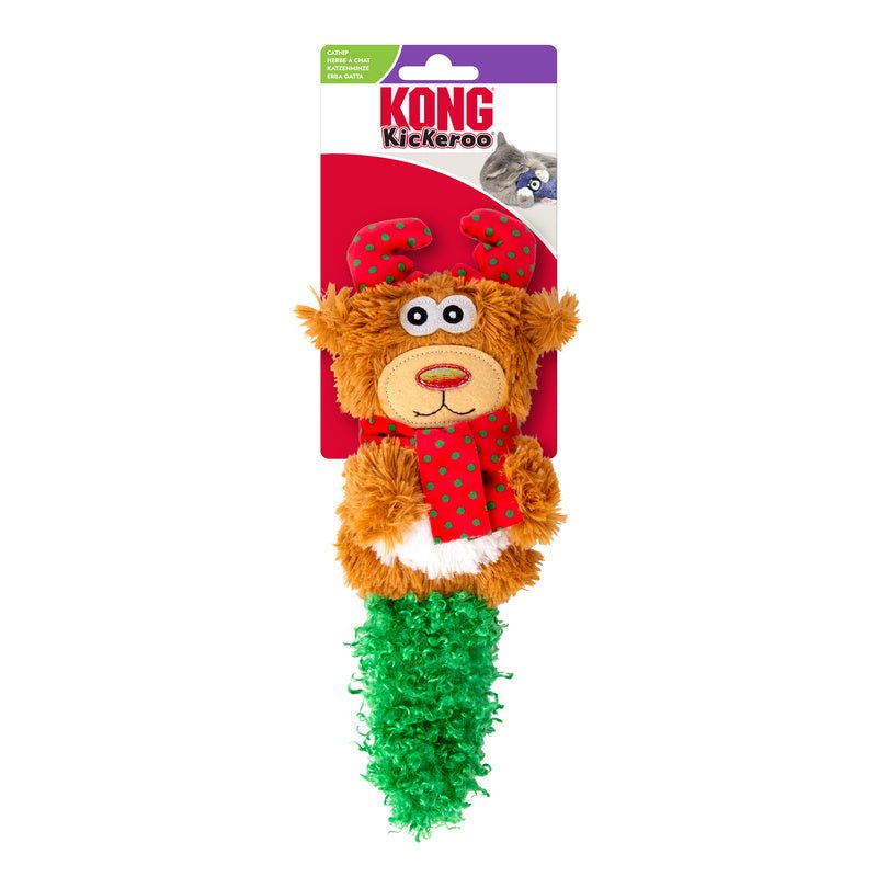KONG Holiday Kickeroo® Assorted Characters Crinkle Catnip Cat Toy